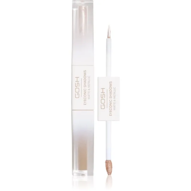 GOSH COPENHAGEN Eyeconic Shadows tekuté oční stíny 2 v 1 odstín 001 Basic B 1.5 ml