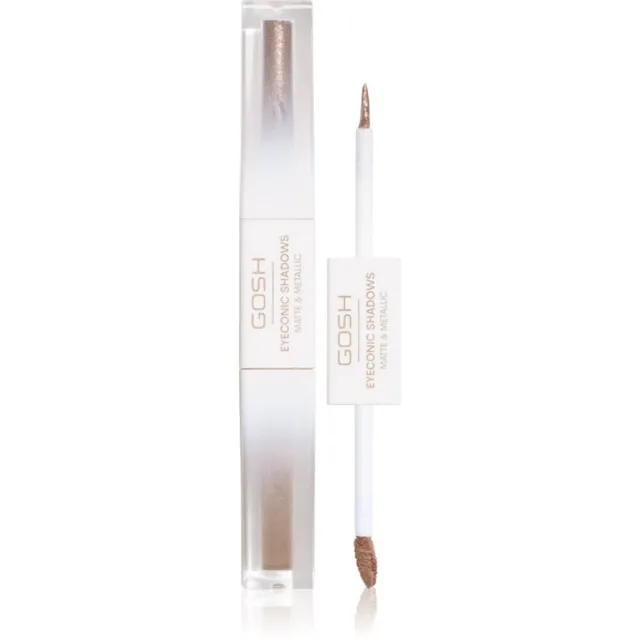 GOSH COPENHAGEN Eyeconic Shadows tekuté oční stíny 2 v 1 odstín 002 Sassy 1.5 ml