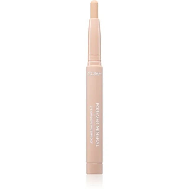 GOSH COPENHAGEN Forever Mineral Matte dlouhotrvající oční stíny v tužce odstín 011 Matt White 1.4 g