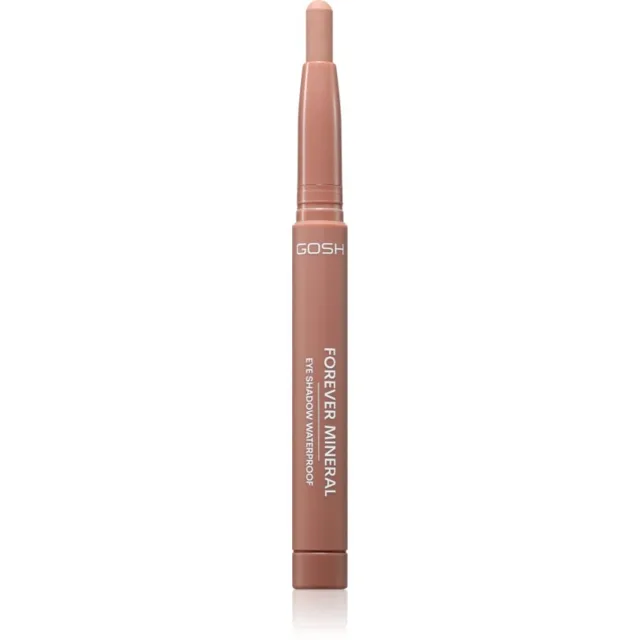 GOSH COPENHAGEN Forever Mineral Matte dlouhotrvající oční stíny v tužce odstín 015 Matt Nougat 1.4 g