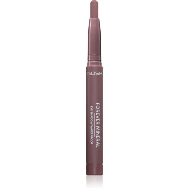 GOSH COPENHAGEN Forever Mineral Matte dlouhotrvající oční stíny v tužce odstín 018 Matt Plum 1.4 g