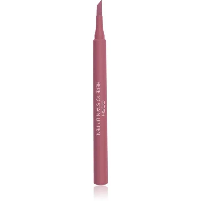 GOSH COPENHAGEN Here To Stain Lip Pen fix na rty pro dlouhotrvající efekt odstín 010 Berry Stain 1 ml