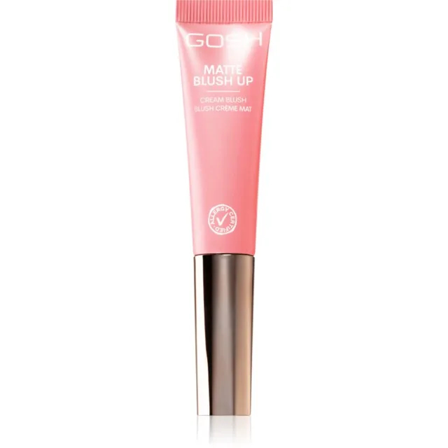 GOSH COPENHAGEN Matte Blush Up tekutá tvářenka s matným efektem odstín 002 Dusty Rose 14 ml