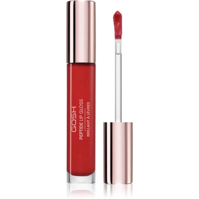 GOSH COPENHAGEN Peptide Lip Gloss lesk na rty s peptidy odstín 005 Cherry 7 ml