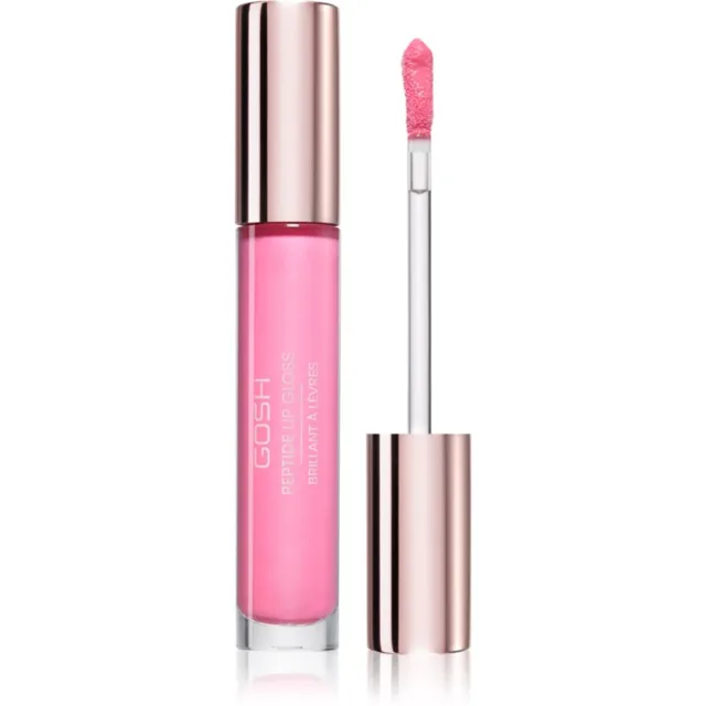 GOSH COPENHAGEN Peptide Lip Gloss lesk na rty s peptidy odstín 012 Retro Rose 7 ml