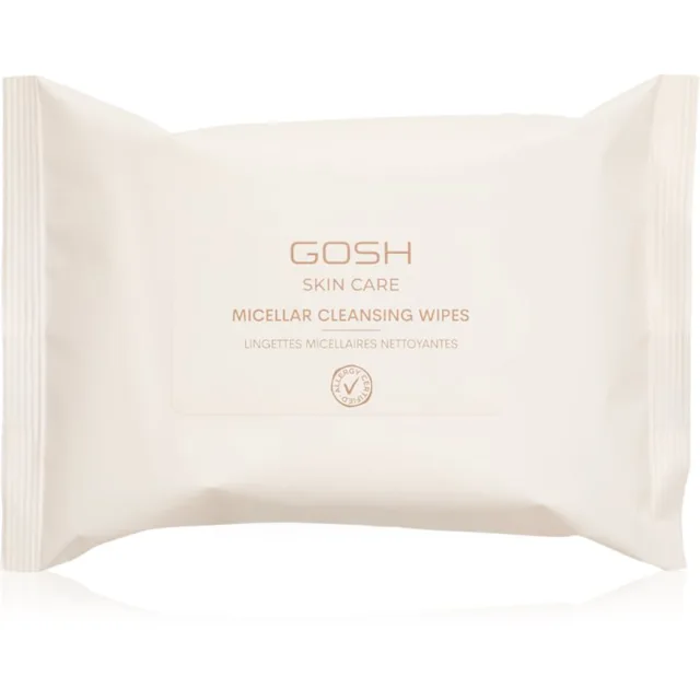 GOSH COPENHAGEN Skin Care Micellar čisticí a odličovací ubrousky 25 ks