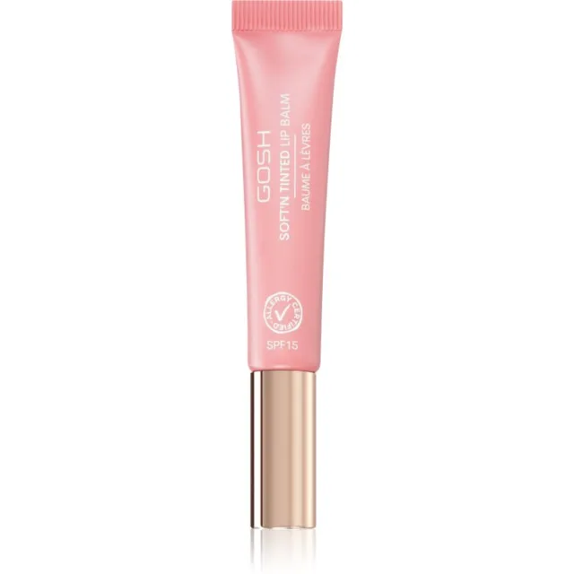GOSH COPENHAGEN Soft`n Tinted tónující balzám na rty SPF 15 odstín 001 Nude 8 ml