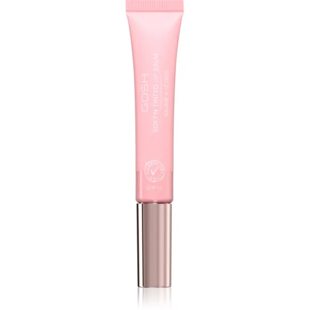 GOSH COPENHAGEN Soft`n Tinted tónující balzám na rty SPF 15 odstín 007 Pink Soft Ice 8 ml