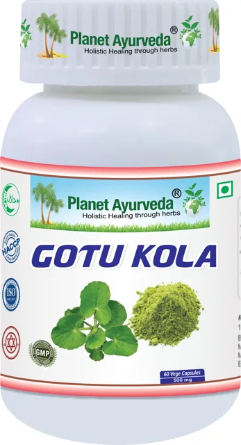 Gotu Kola - 500 mg, 60 kapslí