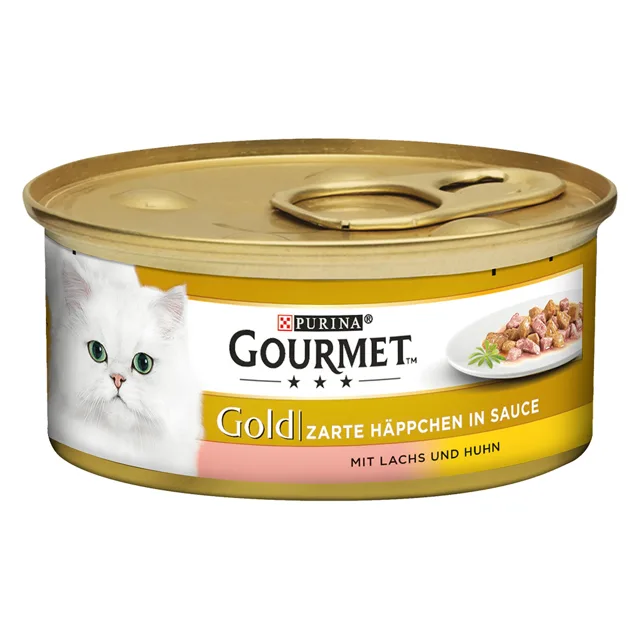 Gourmet Gold konzervy 12 x 85 g - kuře & játra