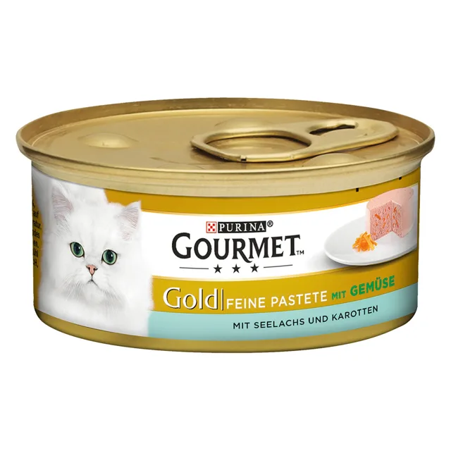 Gourmet Gold konzervy paštika 12 x 85 g - treska, mrkev