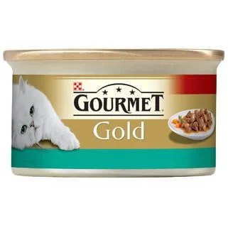 GOURMET Gold losos a kuřecí v omáčce 85 g