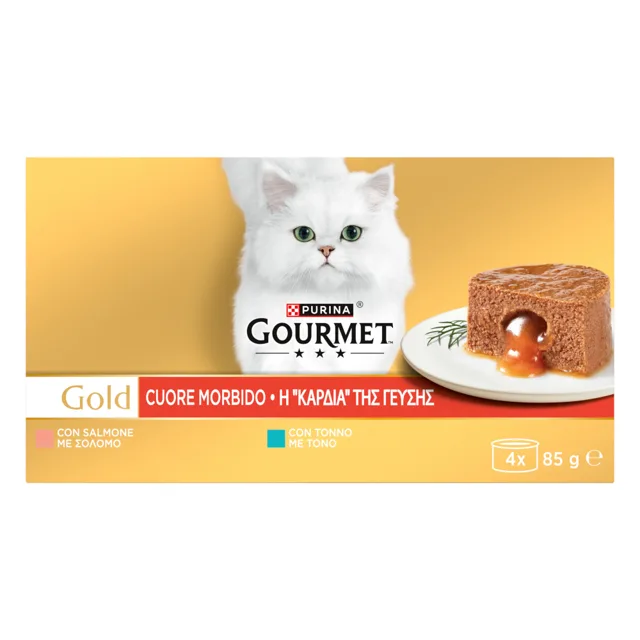 Gourmet Gold Melting Core 16 x 85 g výhodné balení - 4 x 85 g