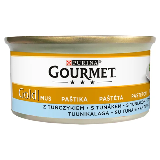 GOURMET Gold Mus s tuňákem pro kočky 85 g