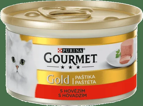 Gourmet Gold s hovězím 85g
