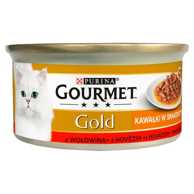 GOURMET Gold Sauce Delights s hovězím 85 g