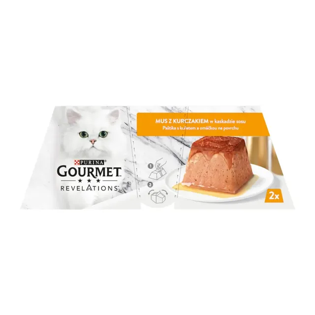 Gourmet Jemná paštika s kuřetem a omáčkou 114 g