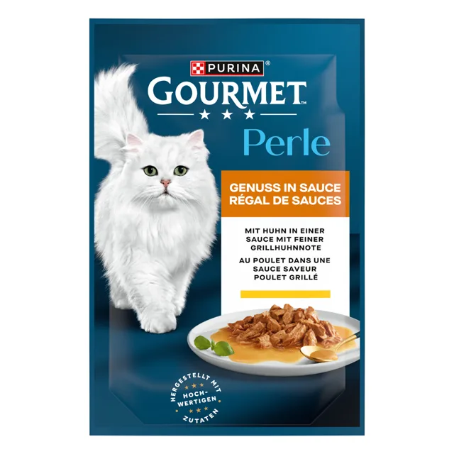 Gourmet Perle Genuss kapsičky 26 x 85 g - kuře v omáčce