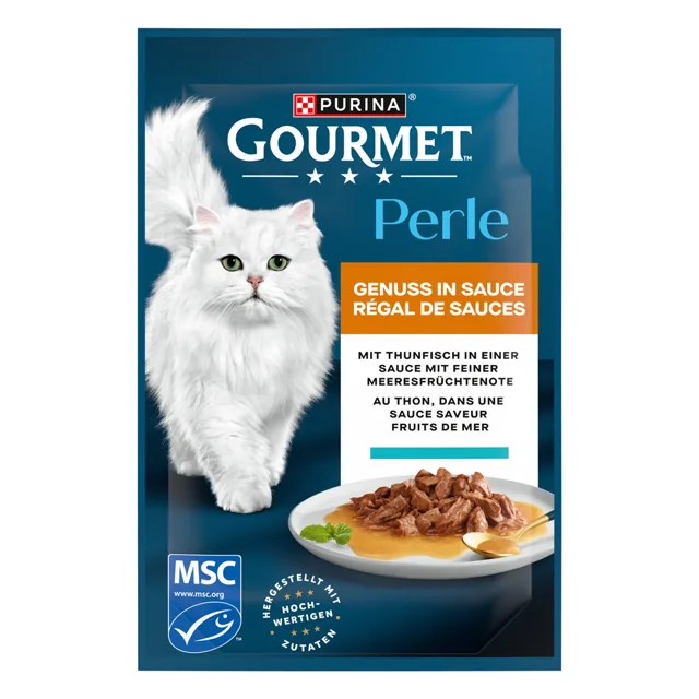 Gourmet Perle Genuss kapsičky 26 x 85 g - tuňák v omáčce