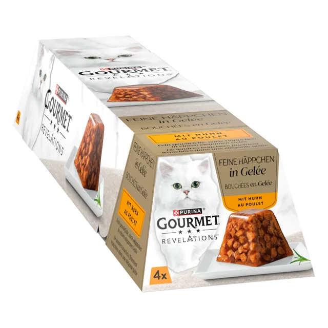 Gourmet Revelations 4 x 57 g - kuře v želé
