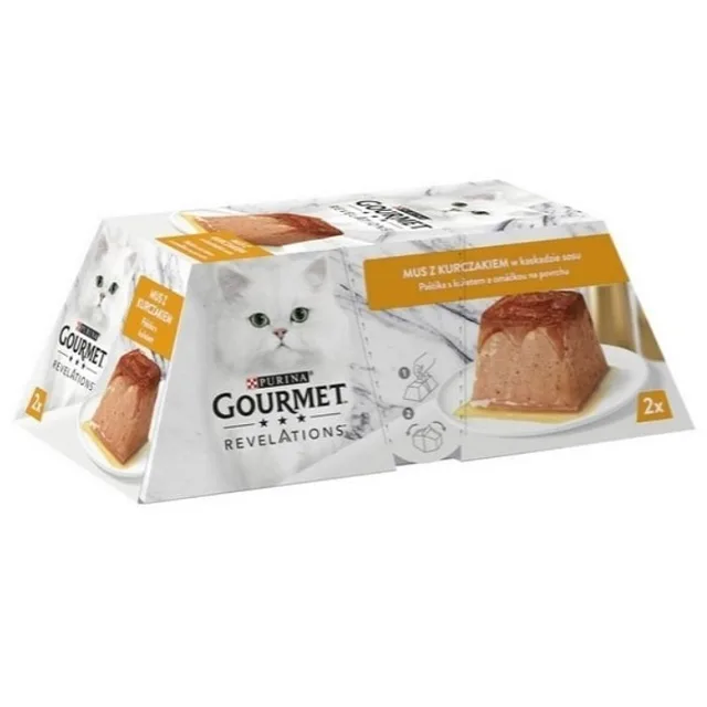 GOURMET REVELATIONS Kuřecí pěna pro kočky 2 x 57 g