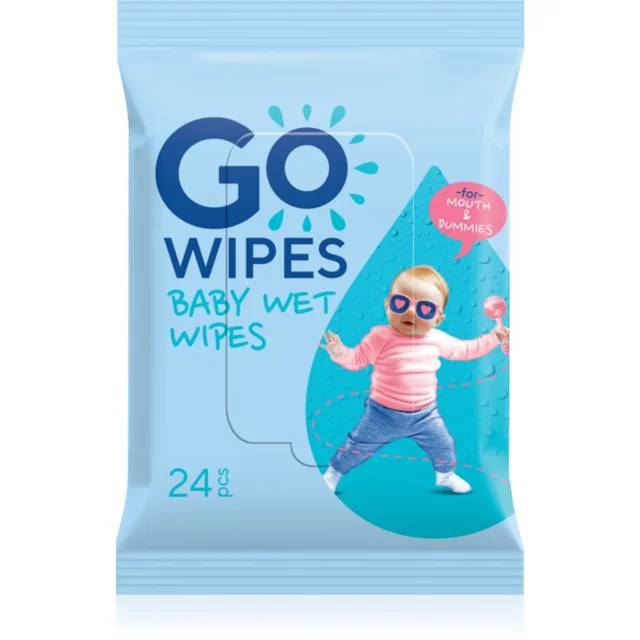 GoWipes Baby Wet Wipes vlhčené ubrousky pro děti od narození 24 ks