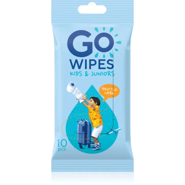 GoWipes For Kids & Juniors vlhčený toaletní papír pro děti 10 ks