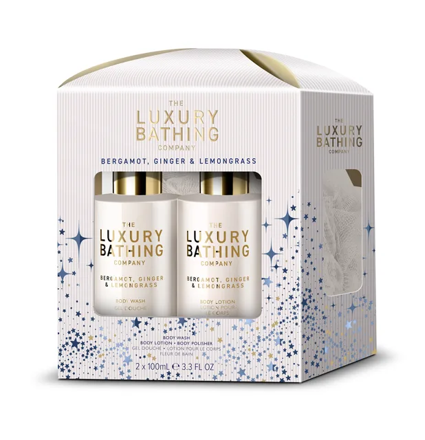 Grace Cole Dárková sada péče o tělo Bergamot, Zázvor & Lemongrass 3 ks