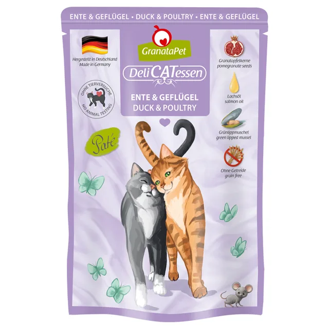 GranataPet DeliCatessen 12 x 85 g - Kachna & drůbež