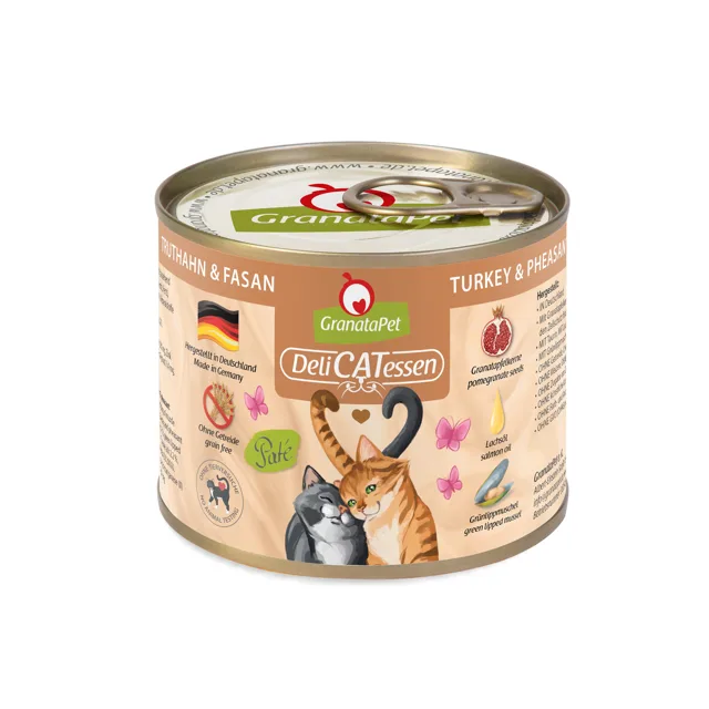 GranataPet DeliCatessen 6 x 200 g - krůtí a bažant
