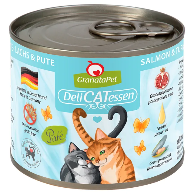 GranataPet DeliCatessen 6 x 200 g - losos a krůtí