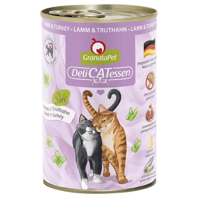 GranataPet DeliCatessen 6 x 400 g - Jehněčí & krocan