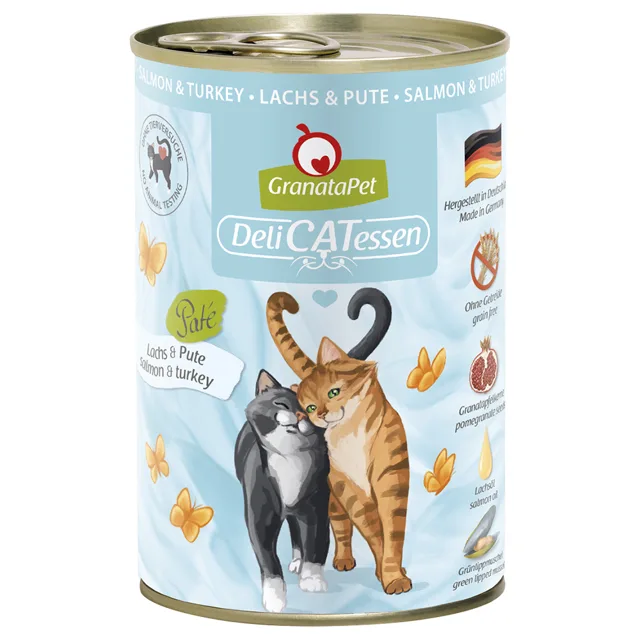 GranataPet DeliCatessen 6 x 400 g - Losos & krůtí