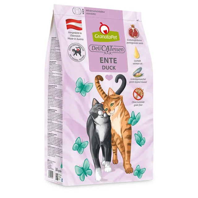 GranataPet DeliCatessen Adult s kachním masem - výhodné balení 2 x 9 kg