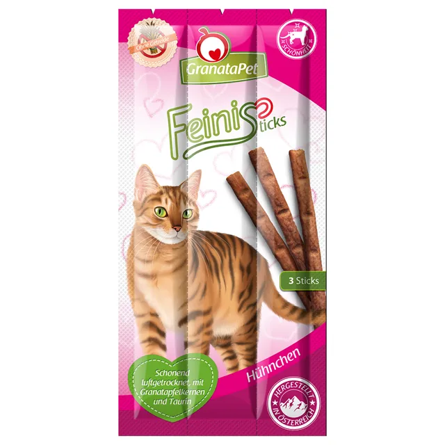 GranataPet kuřecí tyčinky - 3 x 5 g