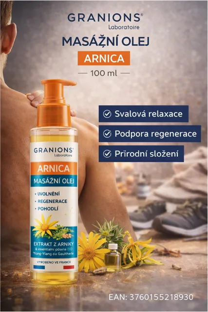 Granions Laboratoire – Arnica masážní olej (100 ml)