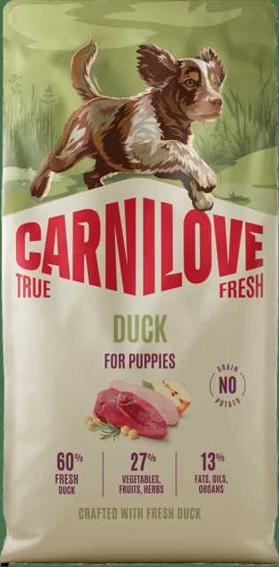 Granule CARNILOVE True Fresh pro štěňata kachna 12 kg