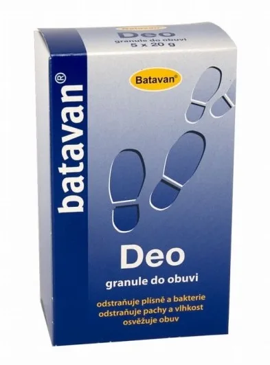 Granule do obuvi Batavan Deo - 5 x 20 g + dárek zdarma