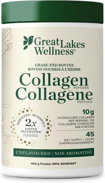 Great Lakes Hydrolyzovaný Kolagen, 454 g