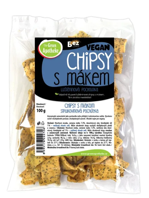 Green Apotheke Chipsy makové 100g