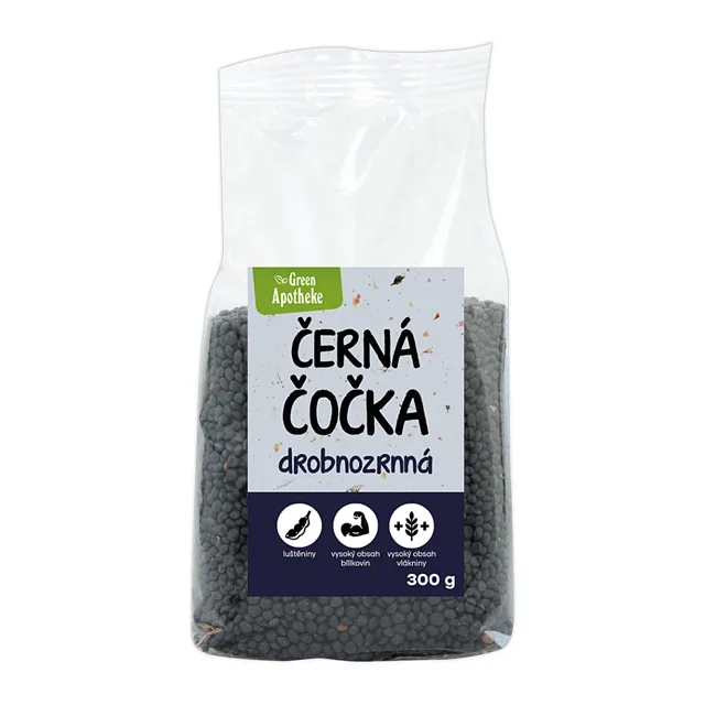 GREEN APOTHEKE Čočka černá 300 g