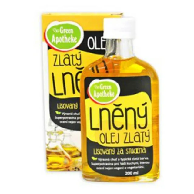 GREEN APOTHEKE Olej lněný zlatý 200 ml