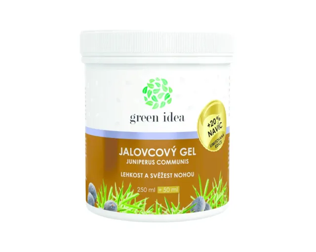 Green idea Jalovcový gel 250ml+50ml 20% NAVÍC