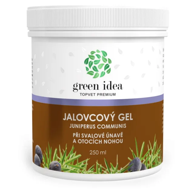 GREEN IDEA Jalovcový gel Při svalové únavě a otocích nohou 250 ml