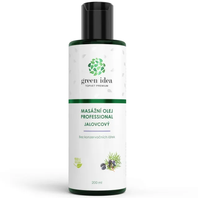 GREEN IDEA Jalovcový masážní olej professional 200 ml