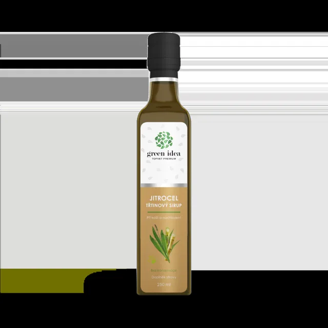 Green idea Jitrocel sirup třtinový 250 ml