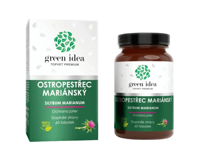 Green idea Ostropestřec bylinný extrakt 60 tablet