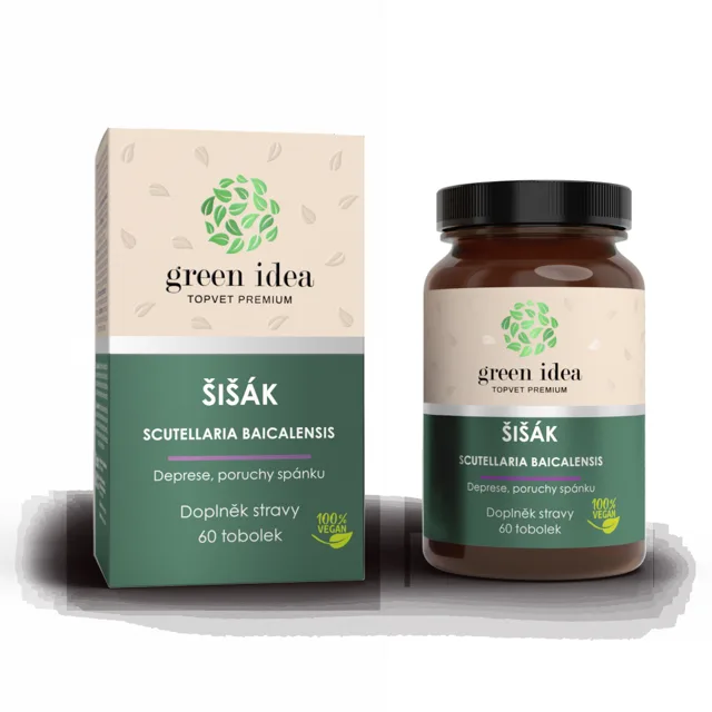 Green idea Šišák Bajkalský bylinné tobolky 60ks