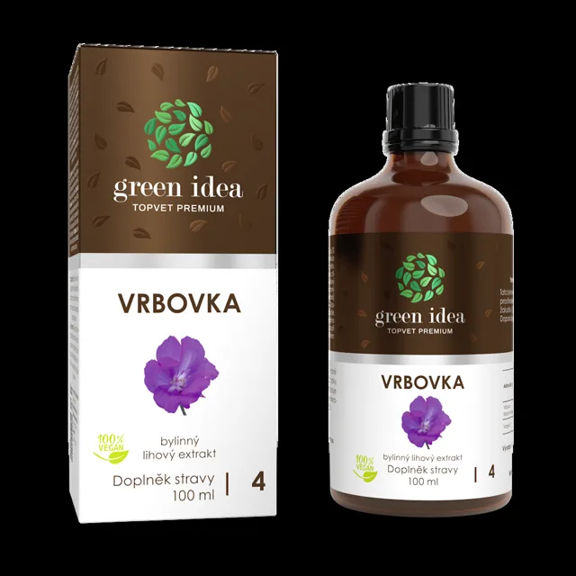 GREEN IDEA Vrbovka bylinný lihový extrakt 100 ml