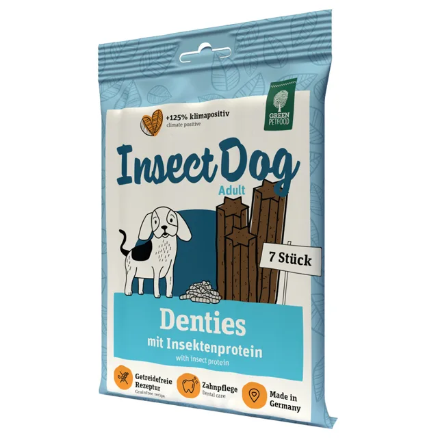 Green Petfood Denties s hmyzem - 180 g